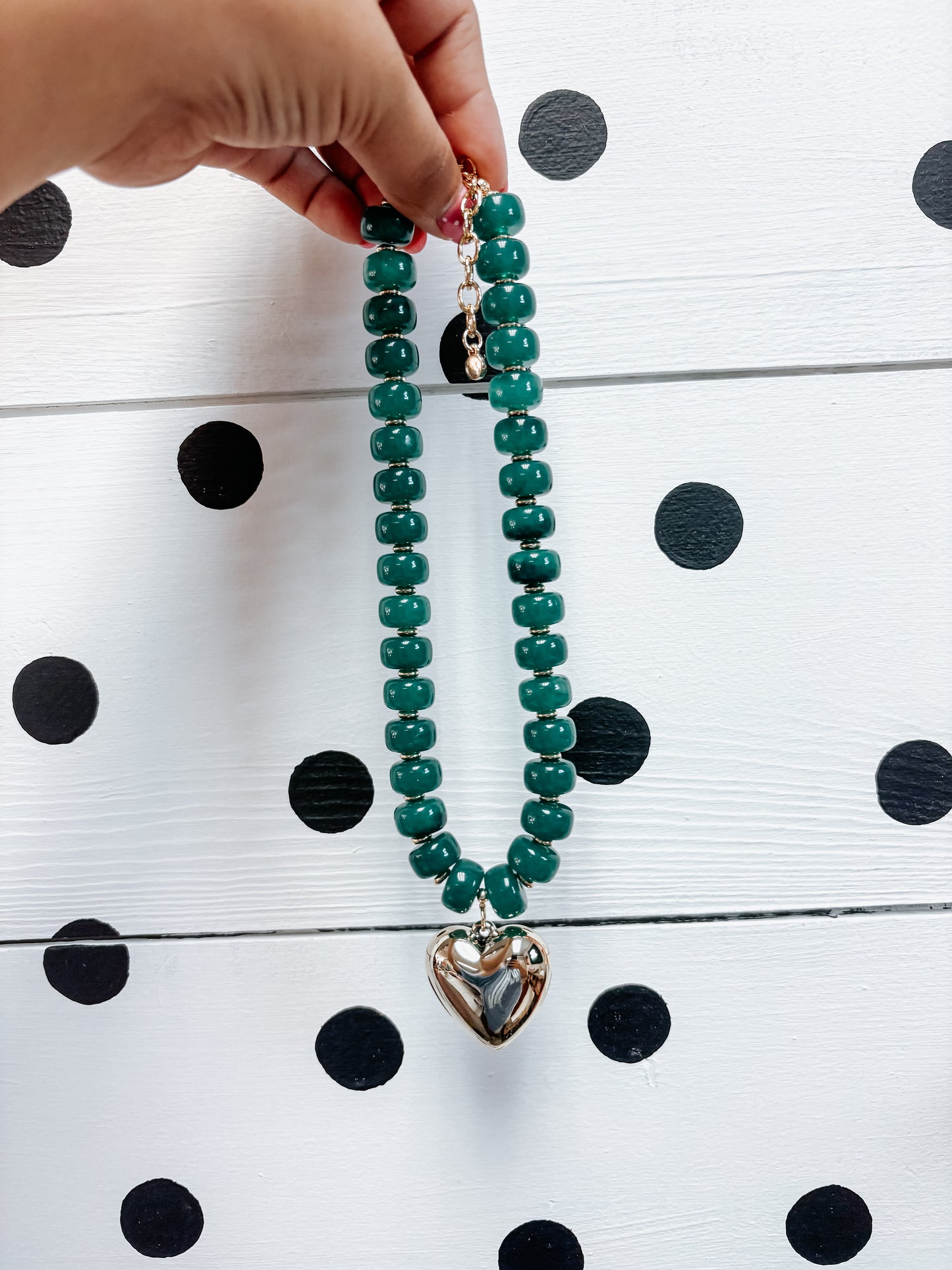 chunky heart necklace ♡