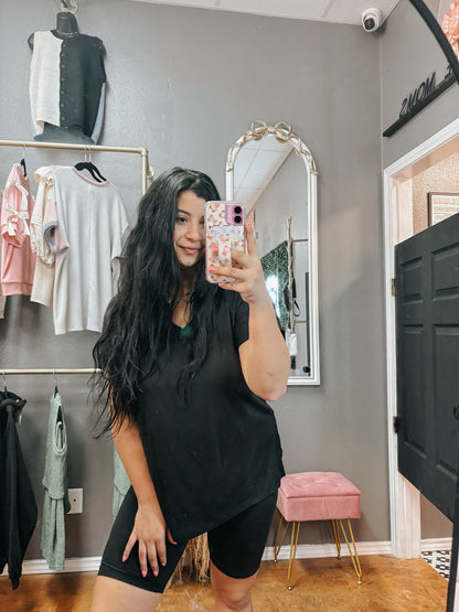 on the way butter biker set - black ✿