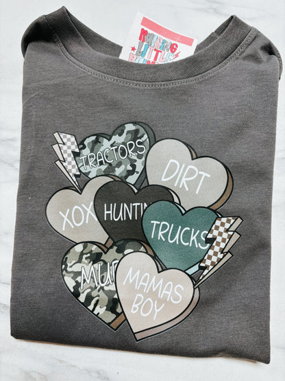 tractors , dirt , trucks , tee ♡
