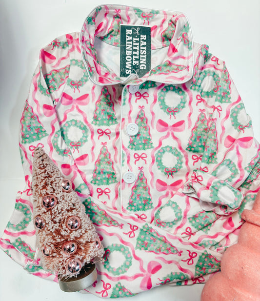 pink winter wishes pjs ✿