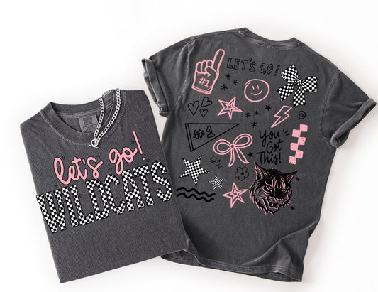 let’s go spirit tee ✿ (front & back )