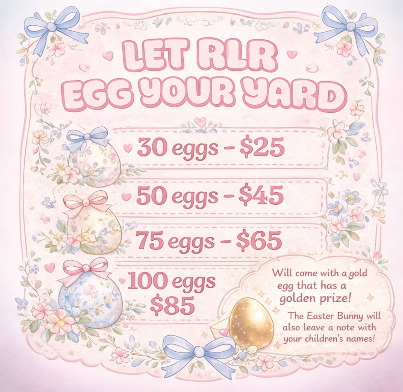 EGG YOUR YARD 🐥 - choose local pickup at checkout.