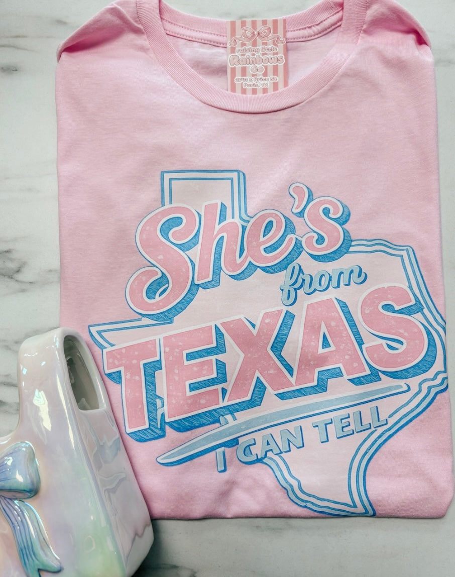 she’s from texas tee ♡