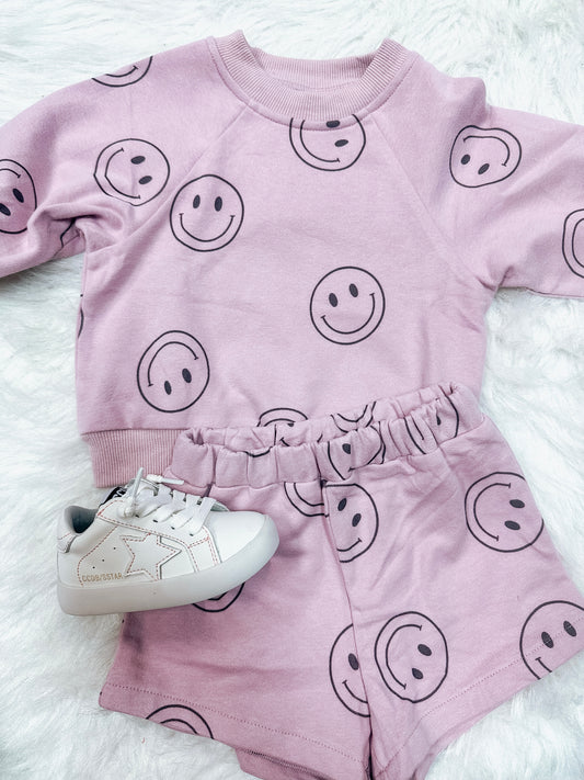 cozy purple smiles set ☻