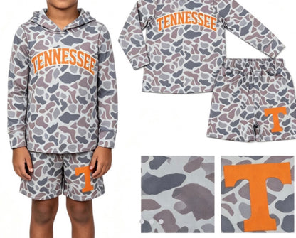 boys camo spirit hoodie set - pre / order
