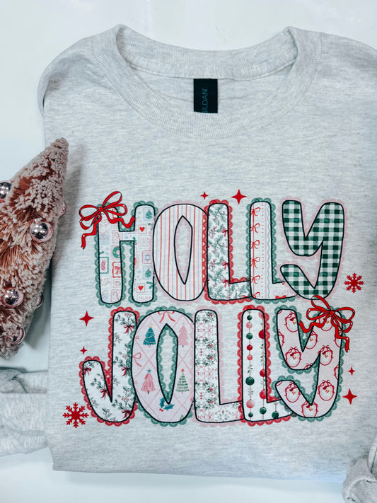 holly jolly long sleeve tee ✿
