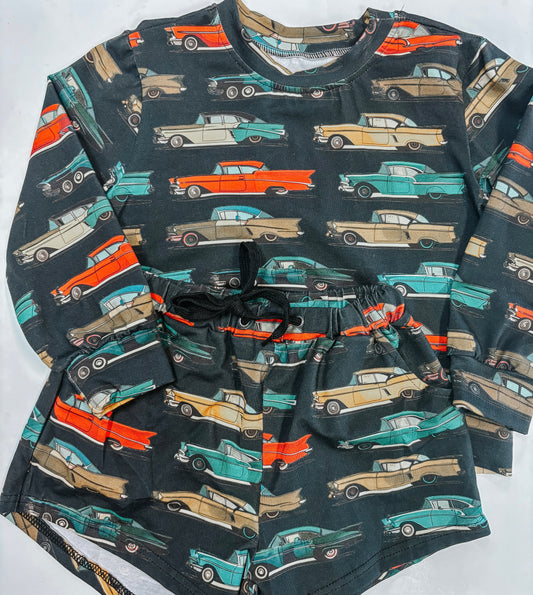 vintage cars set ⚡︎