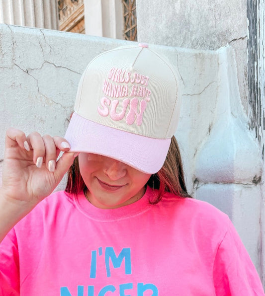 girls just wanna have sun trucker ✿