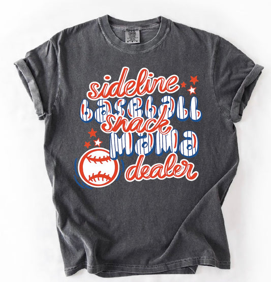 sideline baseball mama tee ⚾️