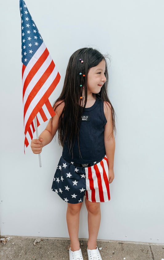 lulu mac navy tank ☀︎