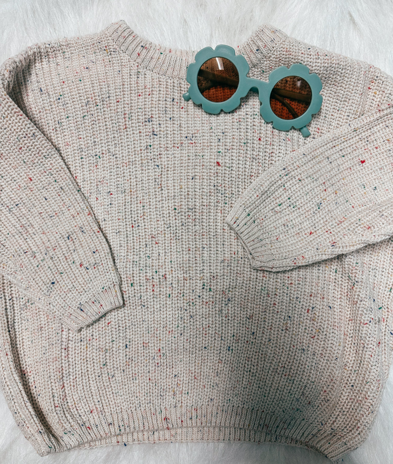 basic babe sweater - speckled ✿