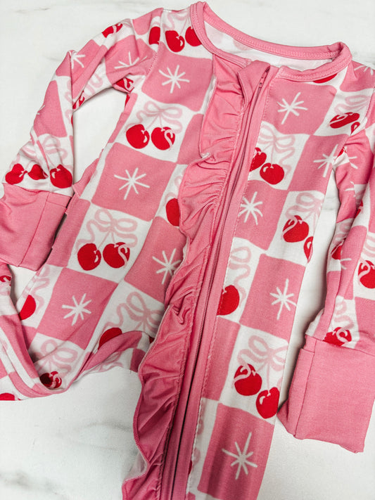 cherry sweet bamboo ruffled sleepy  ♡