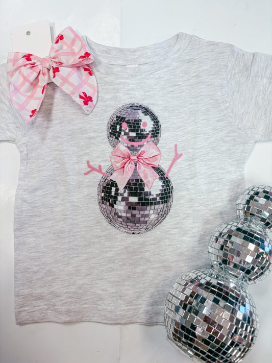 disco snowman tee ✿