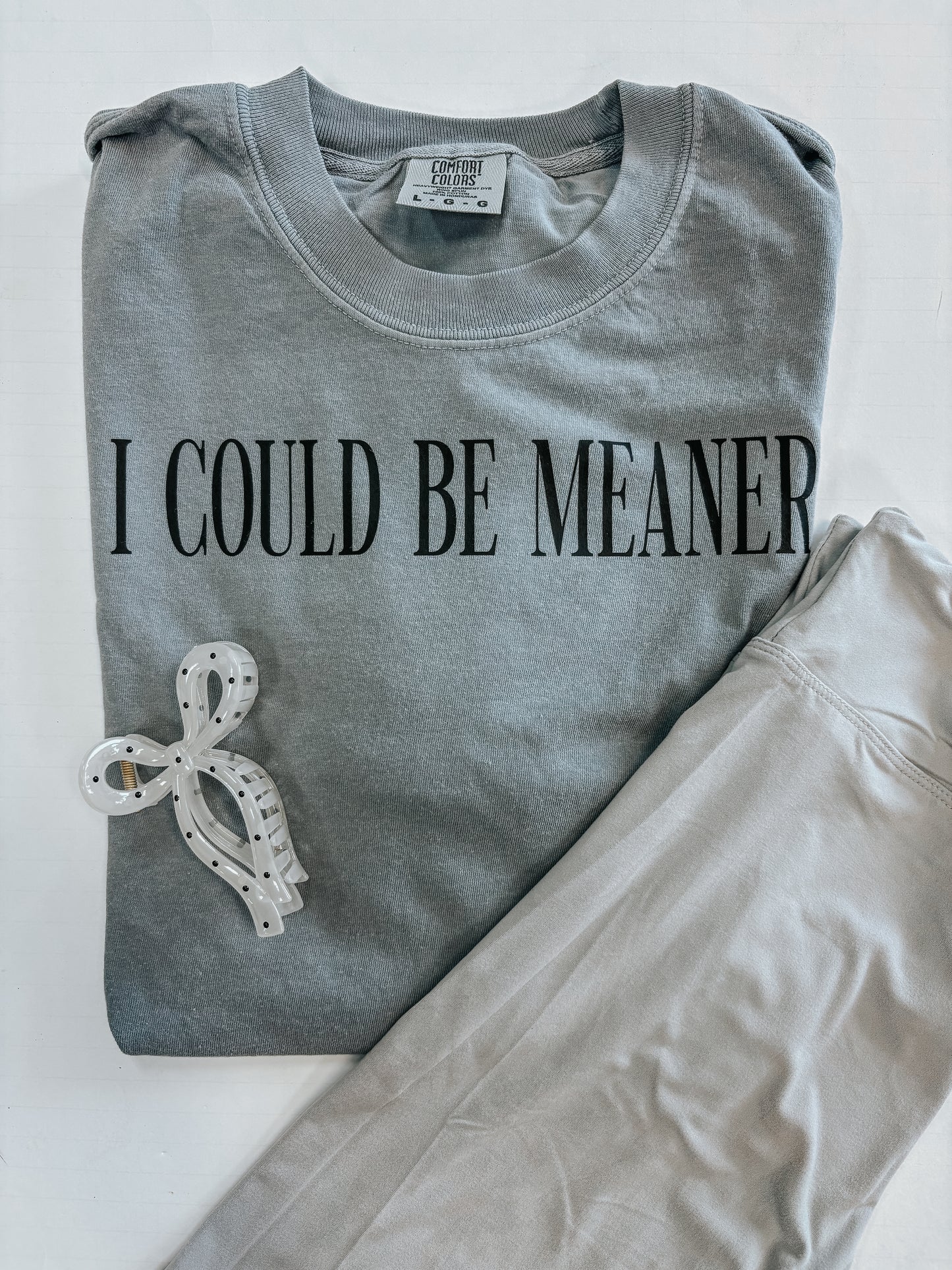 I could be meaner tee ✿