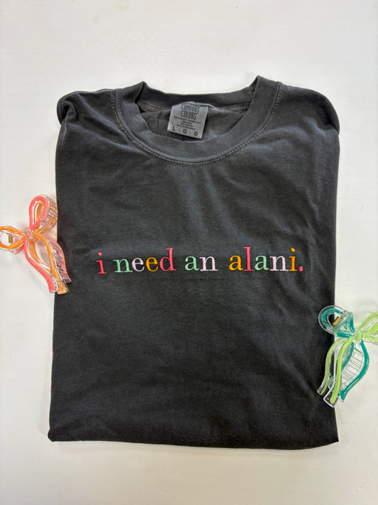 I need embroidered tee ✿