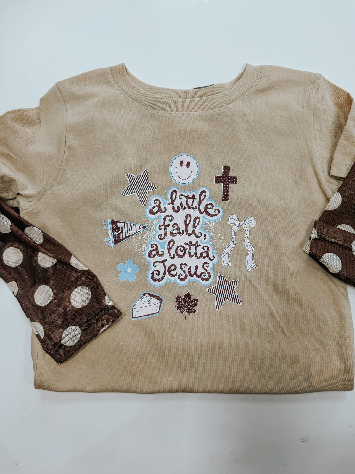 a little fall a lotta Jesus tee ✿