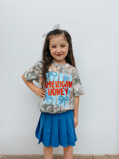 american honey youth camo tee ✿