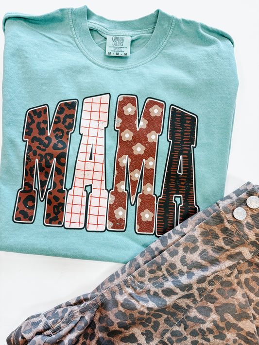 brown tones mama tee ✿