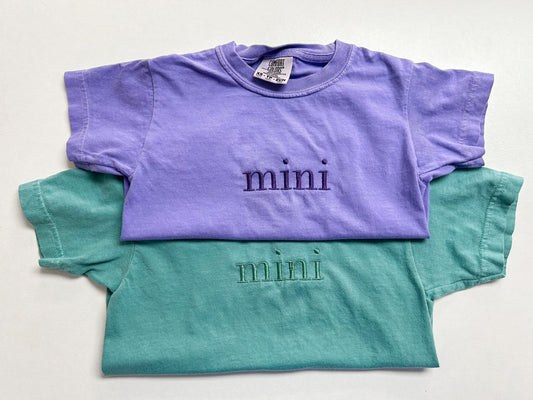 mini embroidered tee ☻