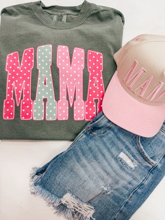 mama polka dot tee ✿