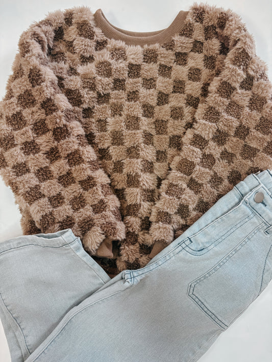 fuzzy dreams sherpa - brown ☆