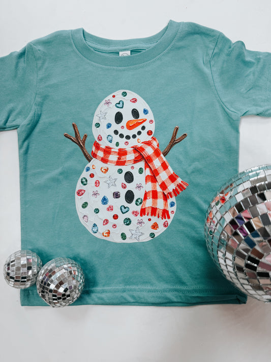 snowman glam tee ⛄️