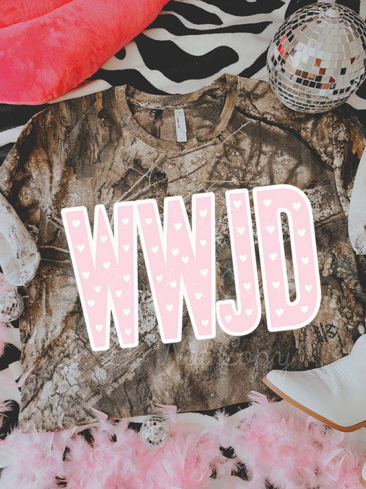 WWJD camo tee ♡