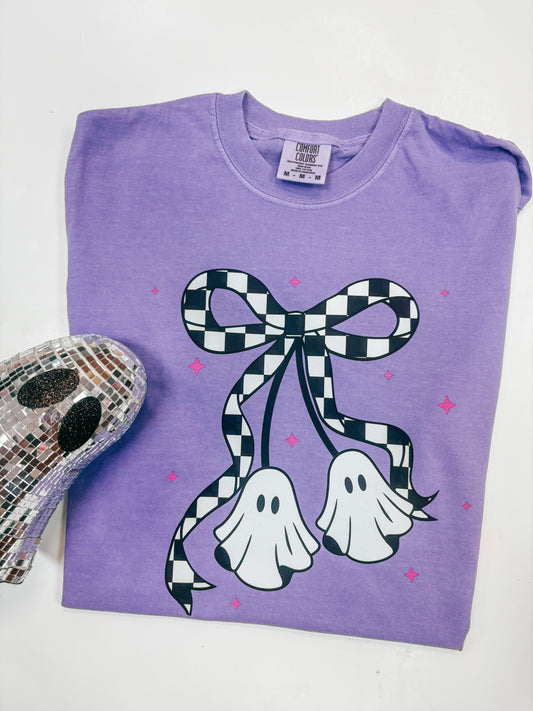 checkered ghost tee ✿