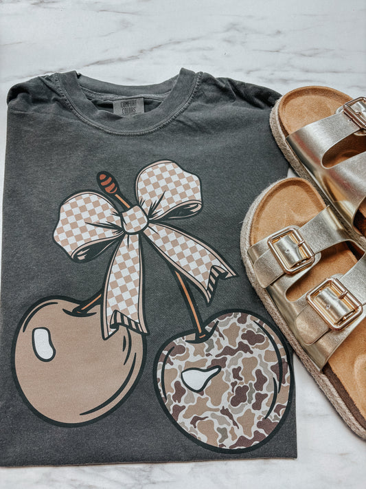 camo cherries tee ✿
