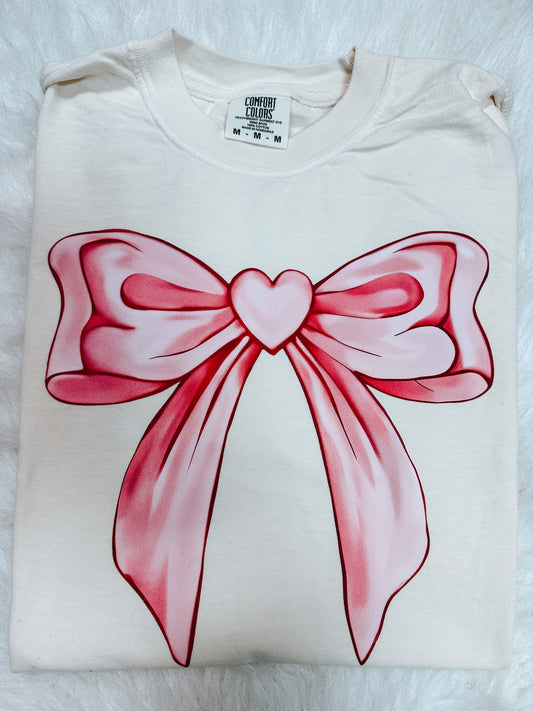 heart bow tee ♡