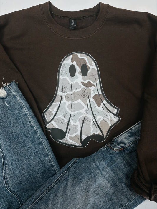 camo ghost sweatshirt ✿