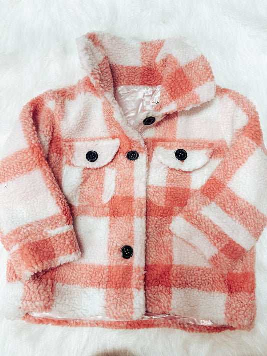 pretty in plaid sherpa ✿