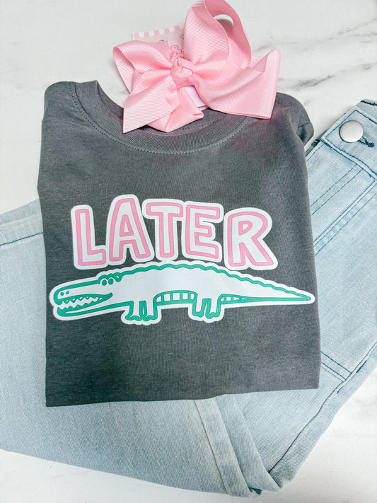 later alligator tee ✿