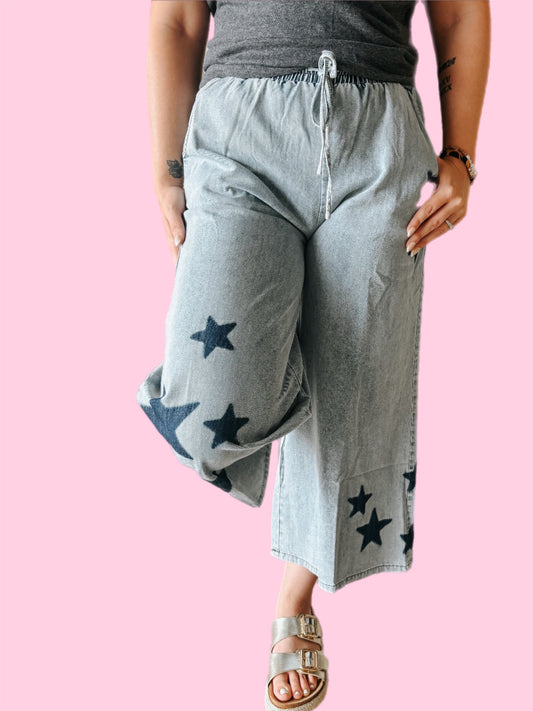 star of the show wide leg pants ☆