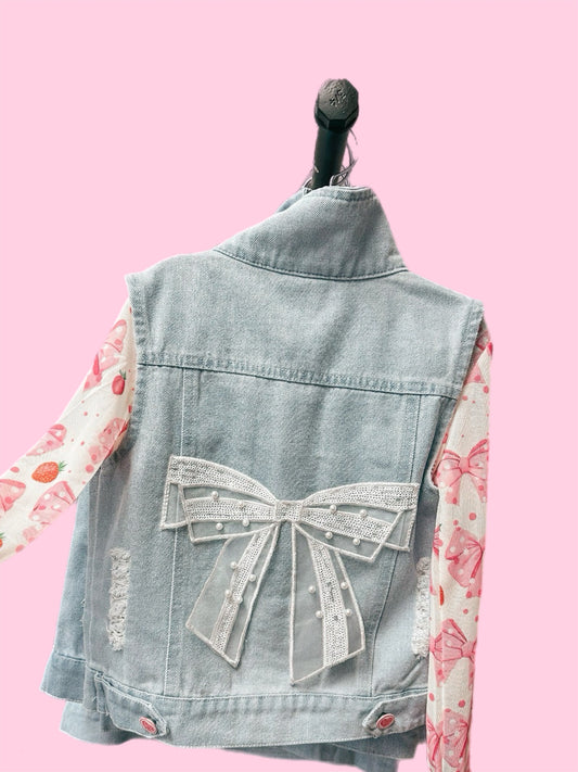 bow vest ♡