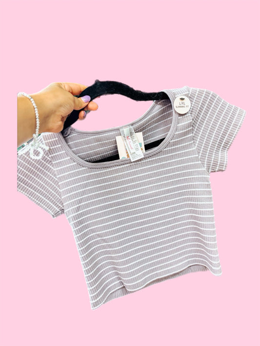 lilac striped cami ☻