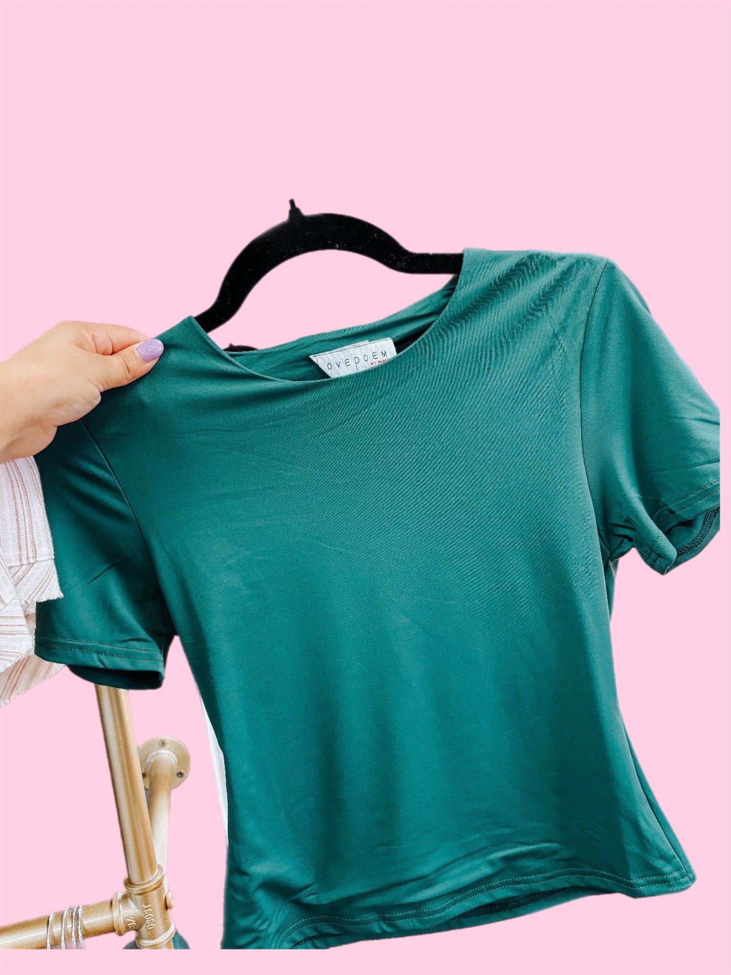 soft like butter emerald top ✿
