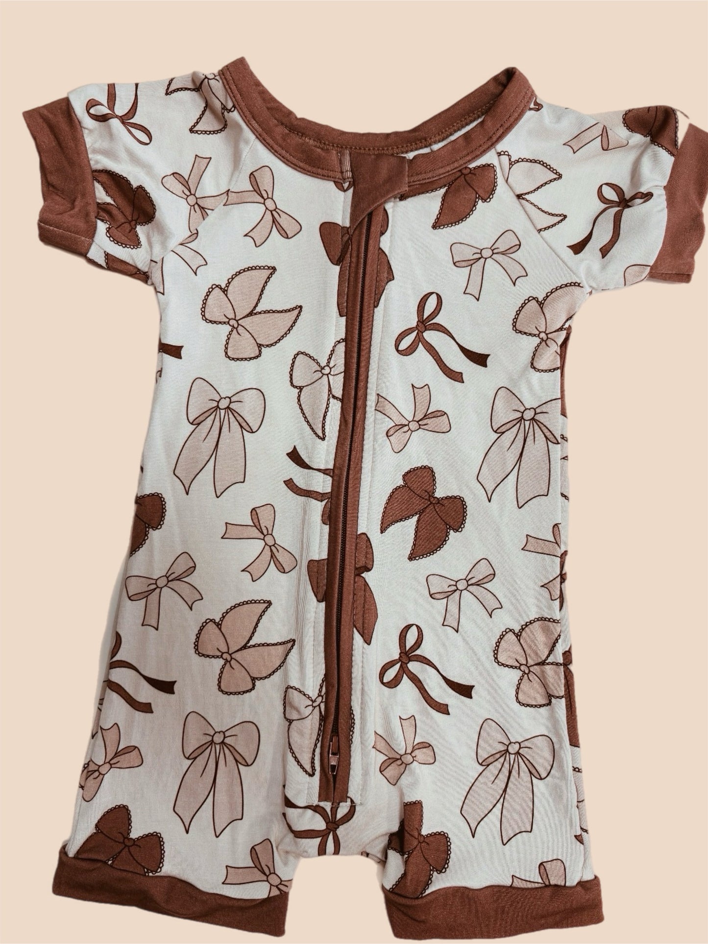 neutral bow bamboo shortie ⋒