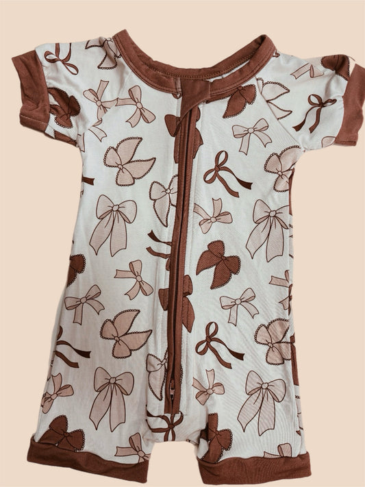 neutral bow bamboo shortie ⋒