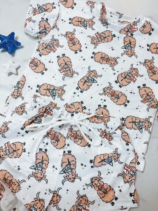 usa cow set ☆