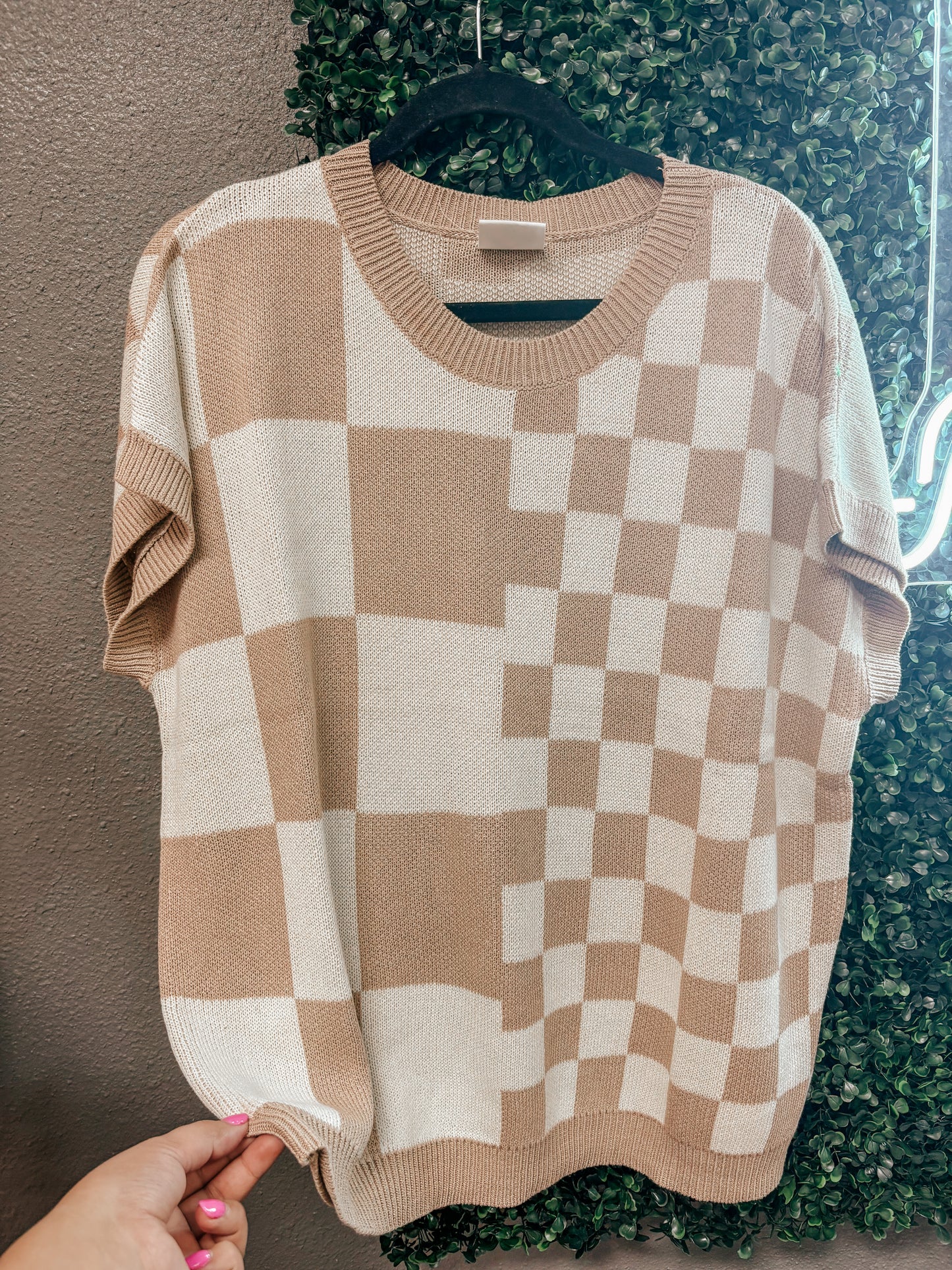 checking in sweater top ✿